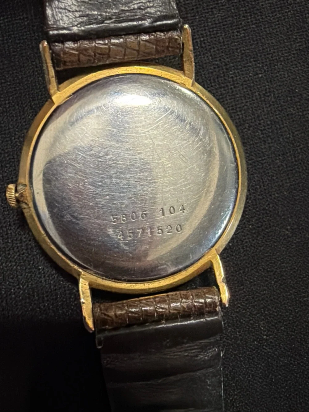 Vintage Certina Automatic Watch With Crosshair Dial And Date Window